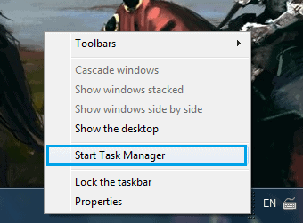 Start Task Manager