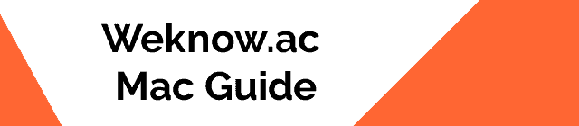 Remove Weknow.ac from mac instrucitons