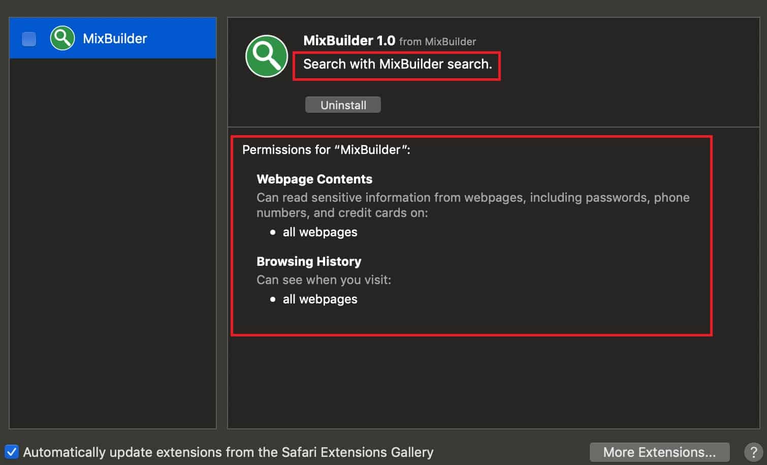 MixBuilder Removal guide for mac