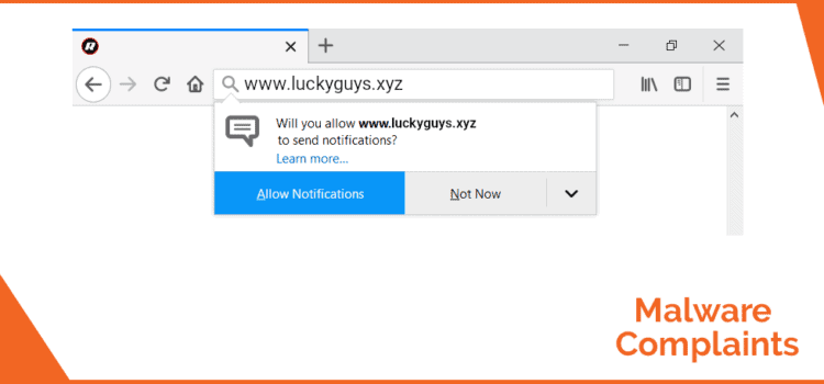 Remove Luckyguys.xyz Virus