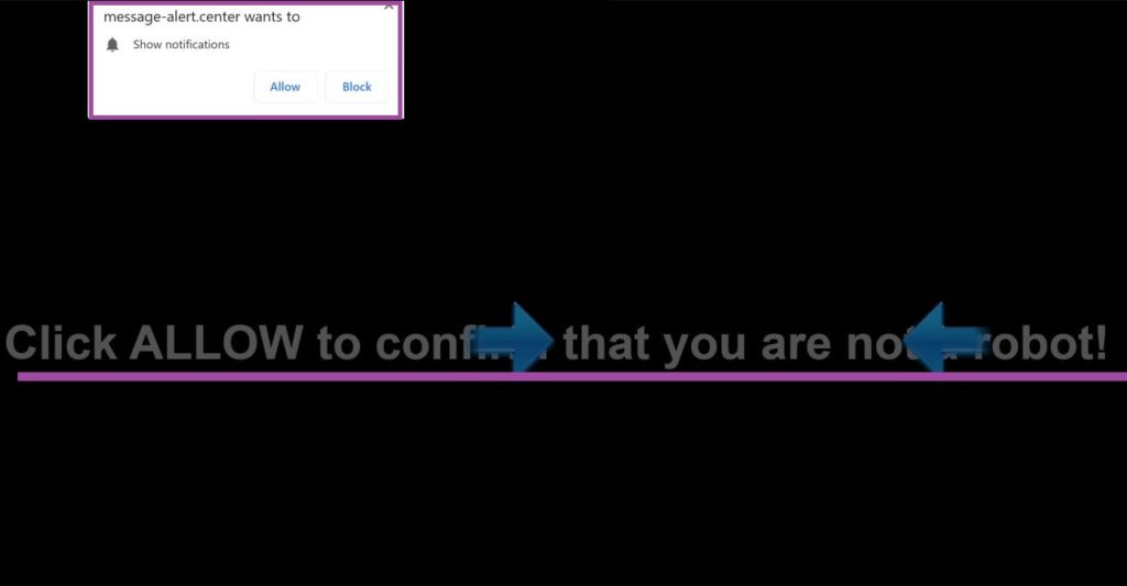 Message-alert.center virus
