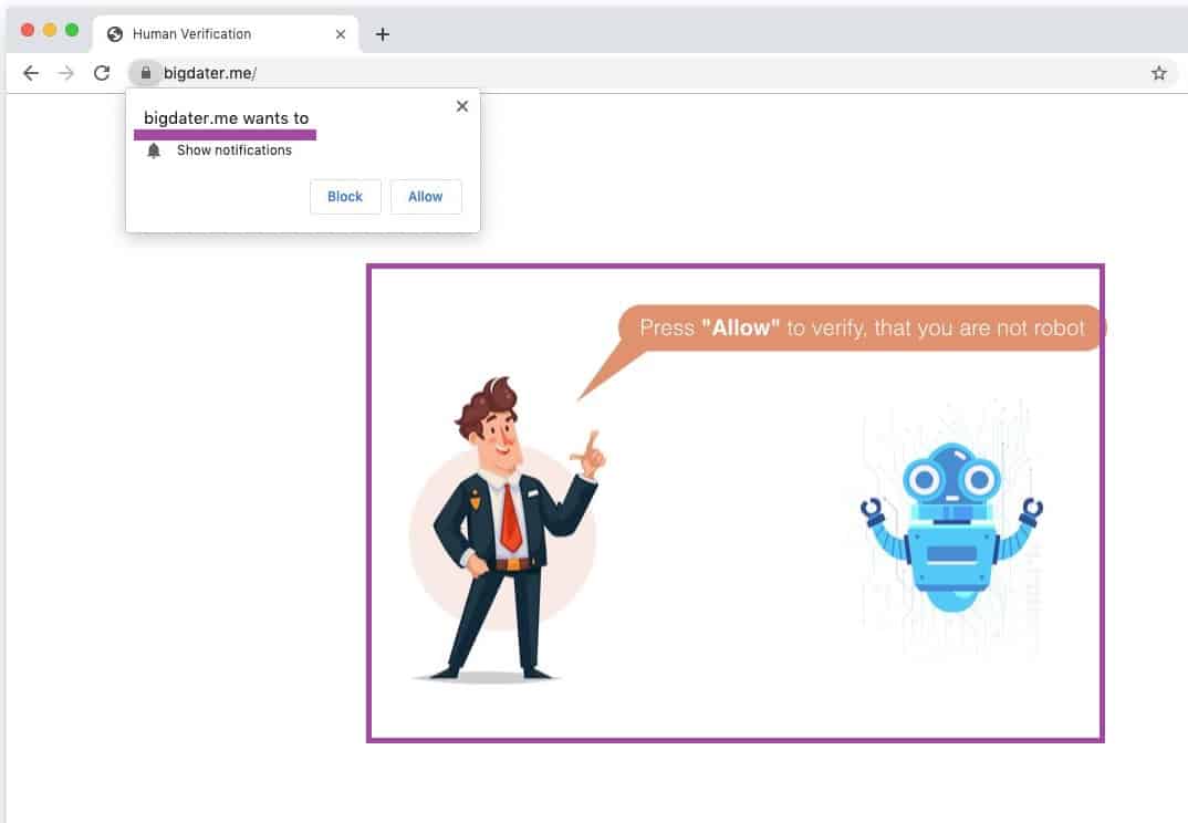 Bigdater.me Virus Bigdater.me Virus