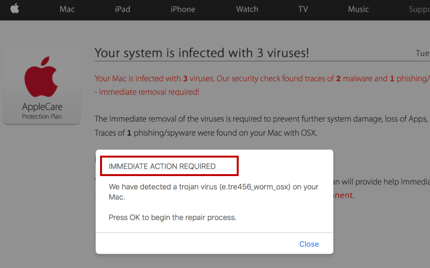 Immediate Action Required Virus Immediate Action Required Virus