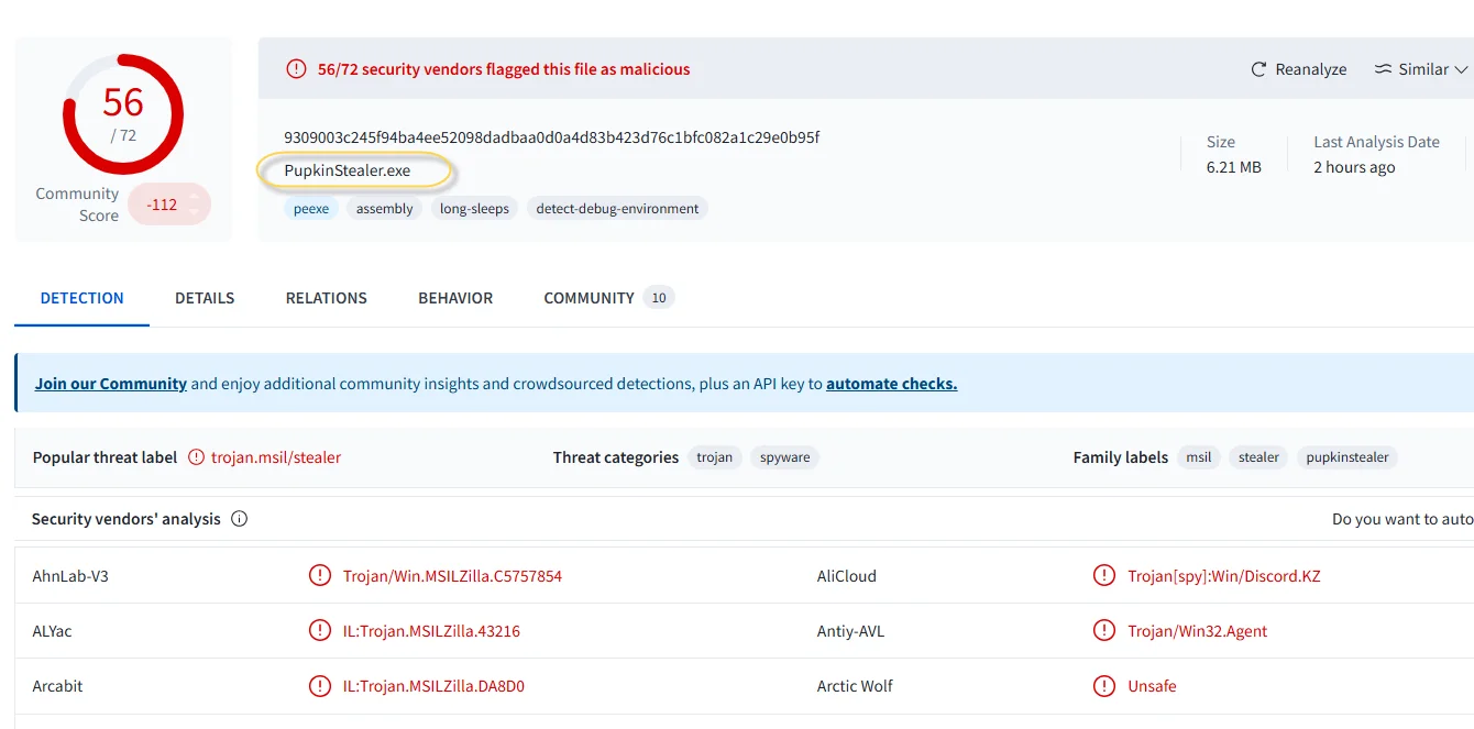 PupkinStealer Malware – Removal Guide
